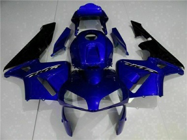 Kits Carénage Moto Honda CBR600RR 2003-2004 - Bleu Noir Brillant Abordables