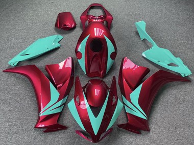 Carénages Moto Honda CBR1000RR 2012-2016 - Rouge Bleu Sarcelle Abordables
