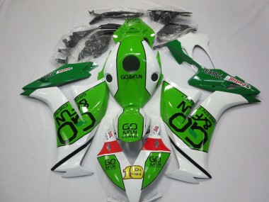 Carénages Moto Honda CBR1000RR 2012-2016 - Blanc Vert Rouge Go Fun Abordables
