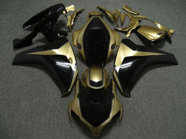 Carénages Moto Honda CBR1000RR 2008-2011 - Or Noir Brillant Abordables