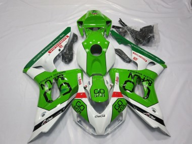 Carénages Moto Honda CBR1000RR 2006-2007 - Blanc Vert Rouge Go Fun Abordables