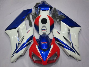 Carénages Moto Honda CBR1000RR 2004-2005 - Blanc Bleu Rouge HRC OEM Style Abordables