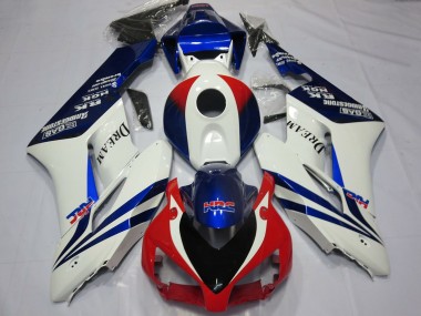 Carénages Moto Honda CBR1000RR 2004-2005 - Blanc Bleu Rouge HRC OEM Style Dream Abordables