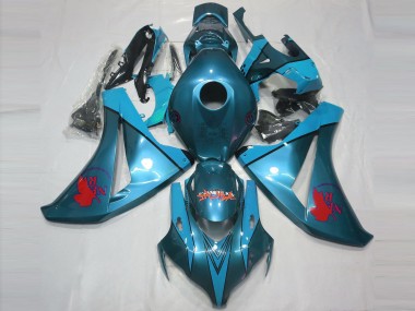 Carénages Moto Honda CBR1000RR 2008-2011 - Bleu Sarcelle Rouge Abordables