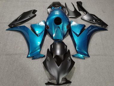 Carénages Moto Honda CBR1000RR 2012-2016 - Bleu Noir Mat Abordables