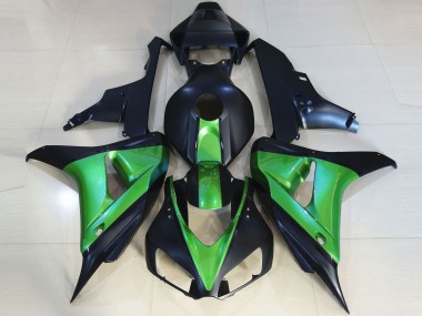 Carénages Moto Honda CBR1000RR 2006-2007 - Vert Bleu Mat Foncé Abordables