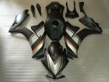 Carénages Moto Honda CBR1000RR 2012-2016 - Argent Orange Noir Mat Abordables