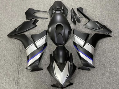 Carénages Moto Honda CBR1000RR 2012-2016 - Argent Bleu Noir Mat Abordables