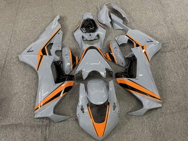 Carénages Moto Honda CBR1000RR 2017-2023 - Nardo Gris Orange Bande Abordables