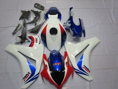 Carénages Moto Honda CBR1000RR 2008-2011 - Blanc Rouge Bleu OEM Style HRC Abordables