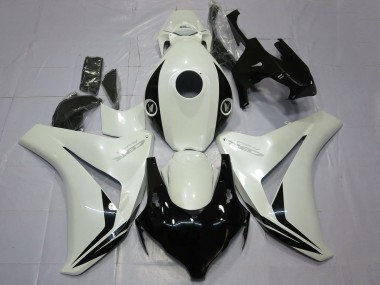 Carénages Moto Honda CBR1000RR 2008-2011 - Blanc Perle Noir Brillant Abordables