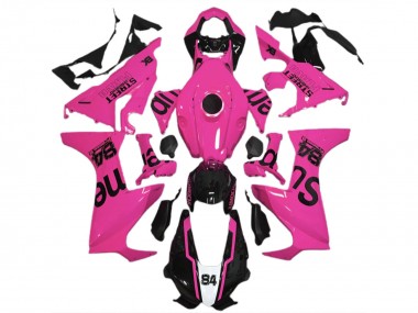 Carénages Moto Honda CBR1000RR 2017-2023 - Rose Noir Brillant Street Flava Abordables