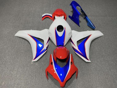 Carénage Moto Honda CBR1000RR 2008-2011 - Blanc Bleu Rouge Abordables