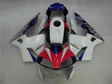 Carénage Moto Honda CBR600RR 2003-2004 - Blanc Rouge Bleu Abordables
