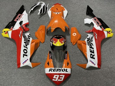 Carénages Moto Honda CBR1000RR 2017-2023 - Orange Blanc Jaune Rouge Noir Brillant Red Bull Repsol 93 Abordables