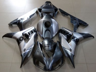 Carénages Moto Honda CBR1000RR 2006-2007 - Argent Gris Noir Repsol Abordables