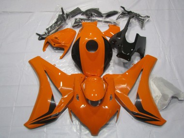Carénages Moto Honda CBR1000RR 2008-2011 - Orange Noir Brillant Abordables