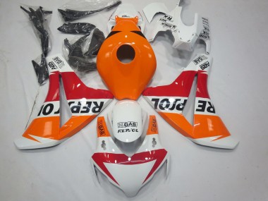 Carénages Moto Honda CBR1000RR 2008-2011 - Orange Blanc Rouge Noir Brillant Repsol Abordables