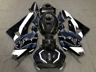 Carénages Moto Honda CBR600RR 2013-2023 - Noir Fibre de Carbone Blanc Bleu Taureau Abordables
