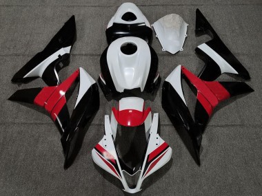 Carénages Moto Honda CBR600RR 2007-2008 - Blanc Rouge Noir Brillant Abordables