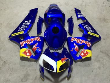 Carénages Moto Honda CBR600RR 2005-2006 - Bleu Red Bull Abordables