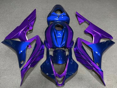 Carénages Moto Honda CBR600RR 2007-2008 - Bleu Violet Abordables