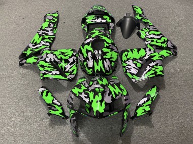 Carénages Moto Honda CBR600RR 2005-2006 - Camouflage Vert Abordables