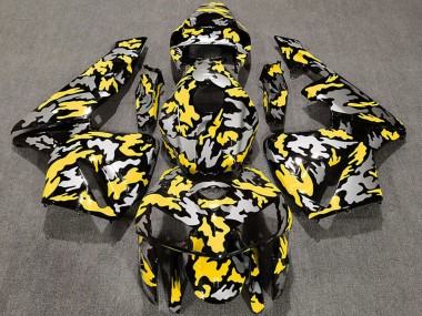 Carénages Moto Honda CBR600RR 2005-2006 - Camouflage Jaune Abordables