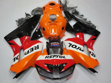 Carénages Moto Honda CBR600RR 2013-2023 - Orange Blanc Rouge Noir Brillant Repsol Abordables