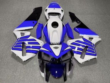 Carénages Moto Honda CBR600RR 2005-2006 - Blanc Bleu Ailes Abordables