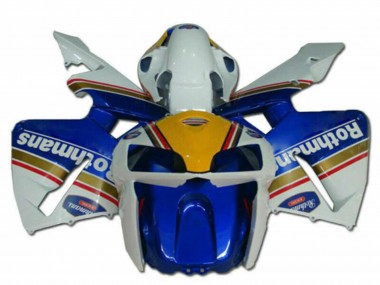 Carénages Moto Honda CBR600RR 2005-2006 - Bleu Or Rouge Blanc Rothmans Abordables