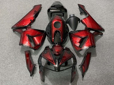 Carénages Moto Honda CBR600RR 2005-2006 - Rouge Bonbon Profond Abordables