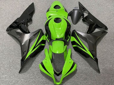 Carénages Moto Honda CBR600RR 2007-2008 - Vert Noir Brillant Gris OEM Style Abordables