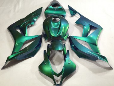 Carénages Moto Honda CBR600RR 2007-2008 - Emerald Vert Plaine Abordables