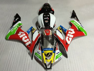 Carénages Moto Honda CBR600RR 2007-2008 - Blanc Rouge Vert Jaune Noir Brillant Givi 6 Abordables