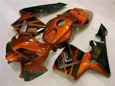 Kits Carénage Moto Honda CBR600RR 2005-2006 - Orange Noir Abordables