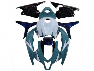 Kits Carénage Moto Honda CBR600RR 2009-2012 - Blanc Bleu Noir Brillant Abordables