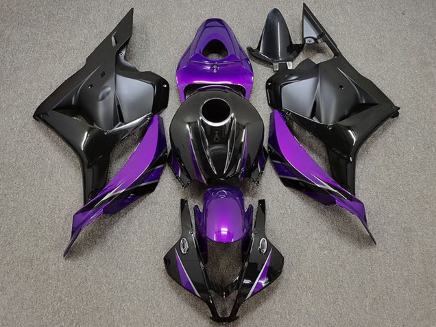 Carénages Moto Honda CBR600RR 2009-2012 - Blanc Violet Bleu Noir Mat