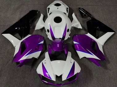 Carénages Moto Honda CBR600RR 2013-2023 - Blanc Violet Bleu Noir Brillant Abordables