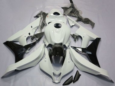 Carénages Moto Honda CBR600RR 2007-2008 - Blanc Noir Brillant Abordables
