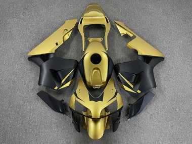 Carénages Moto Honda CBR600RR 2003-2004 - Or Noir Mat Abordables