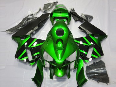 Carénages Moto Honda CBR600RR 2005-2006 - Vert Noir Abordables