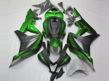 Carénages Moto Honda CBR600RR 2007-2008 - Vert Noir Mat Abordables
