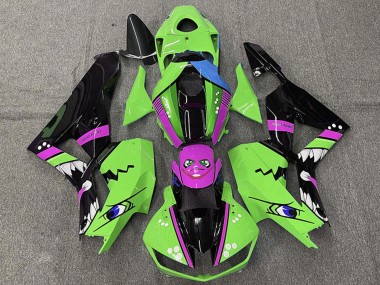 Carénages Moto Honda CBR600RR 2013-2023 - Vert Bleu Violet Noir Brillant Requin Abordables