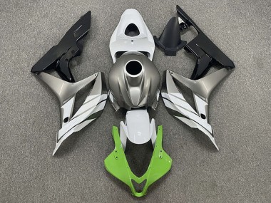 Carénages Moto Honda CBR600RR 2007-2008 - Argent Blanc Vert Noir Brillant Abordables