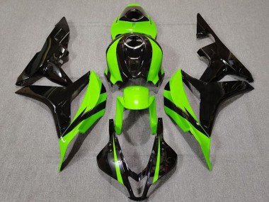 Carénage Moto Honda CBR600RR 2007-2008 - Vert Noir Brillant Abordables