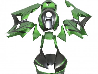 Carénages Moto Honda CBR600RR 2013-2023 - Lézard Vert Noir Mat Abordables