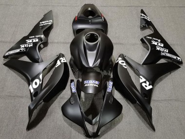 Carénages Moto Honda CBR600RR 2007-2008 - Noir Mat Blanc Repsol Abordables