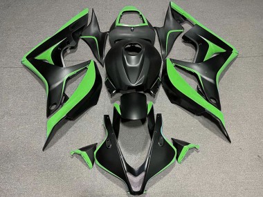 Carénage Moto Honda CBR600RR 2007-2008 - Vert Noir Mat Abordables