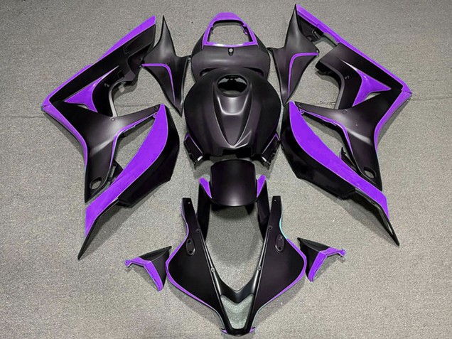 Carénages Moto Honda CBR600RR 2007-2008 - Violet Noir Mat